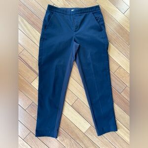 LuLuLemon Navy blue stretch utility straight leg pants with pockets Sz 6